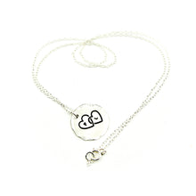 Personalized Necklace - Double Heart