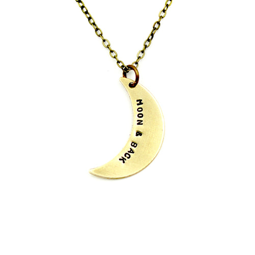 Moon & Back Necklace
