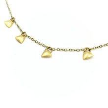 Sprinkle Necklace - Brass Triangles