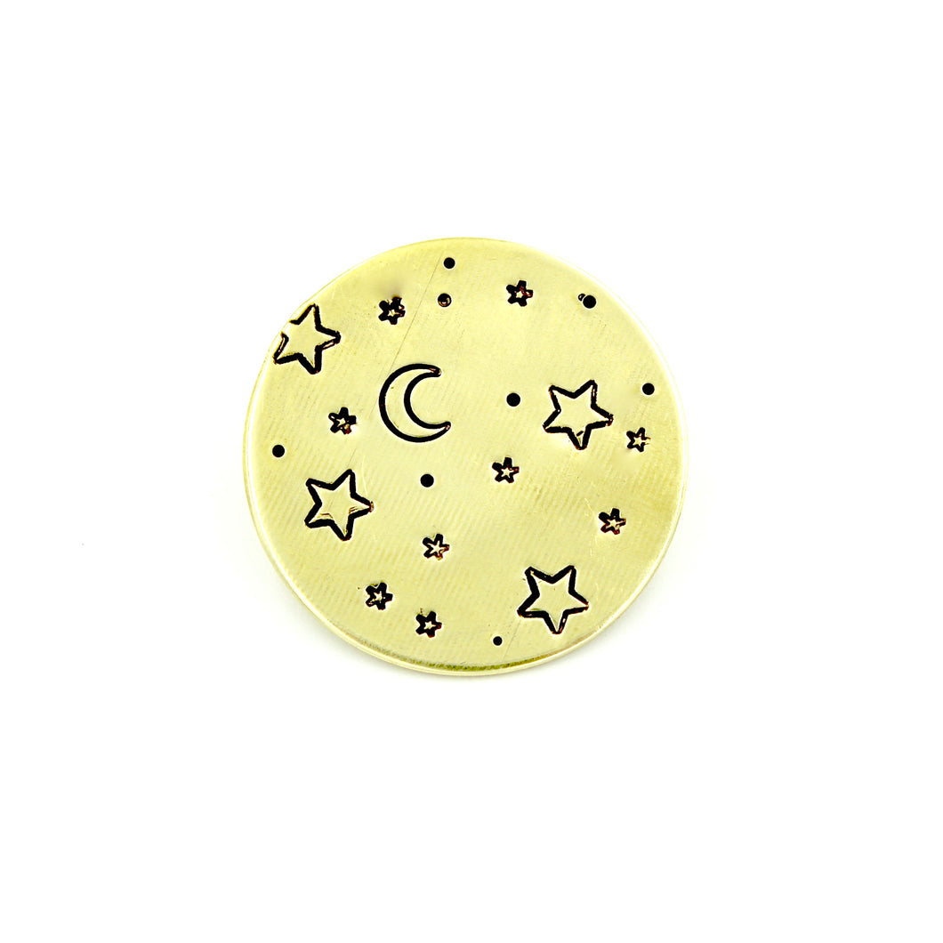 Moon & Stars Pin