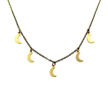 Sprinkle Necklace - Brass Moon